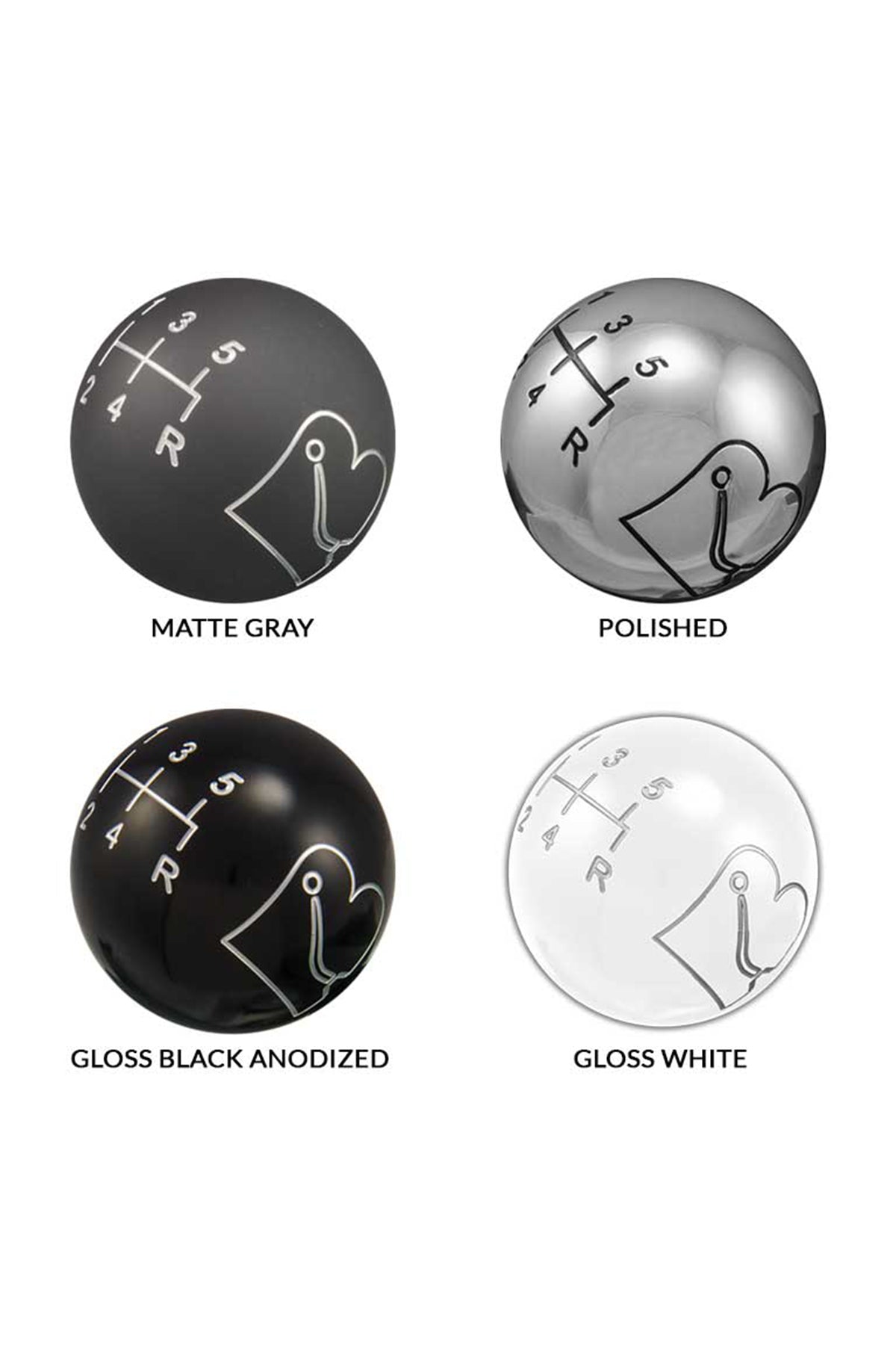 Bowler 5-Speed Solid Shift Knob
