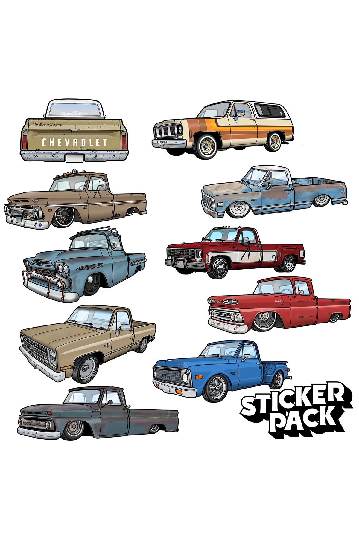 Truck Sticker Pack V2
