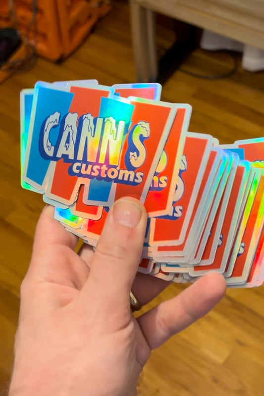 Cann's Custom Holographic Icee Cold Decal 3 Pack (Copy)
