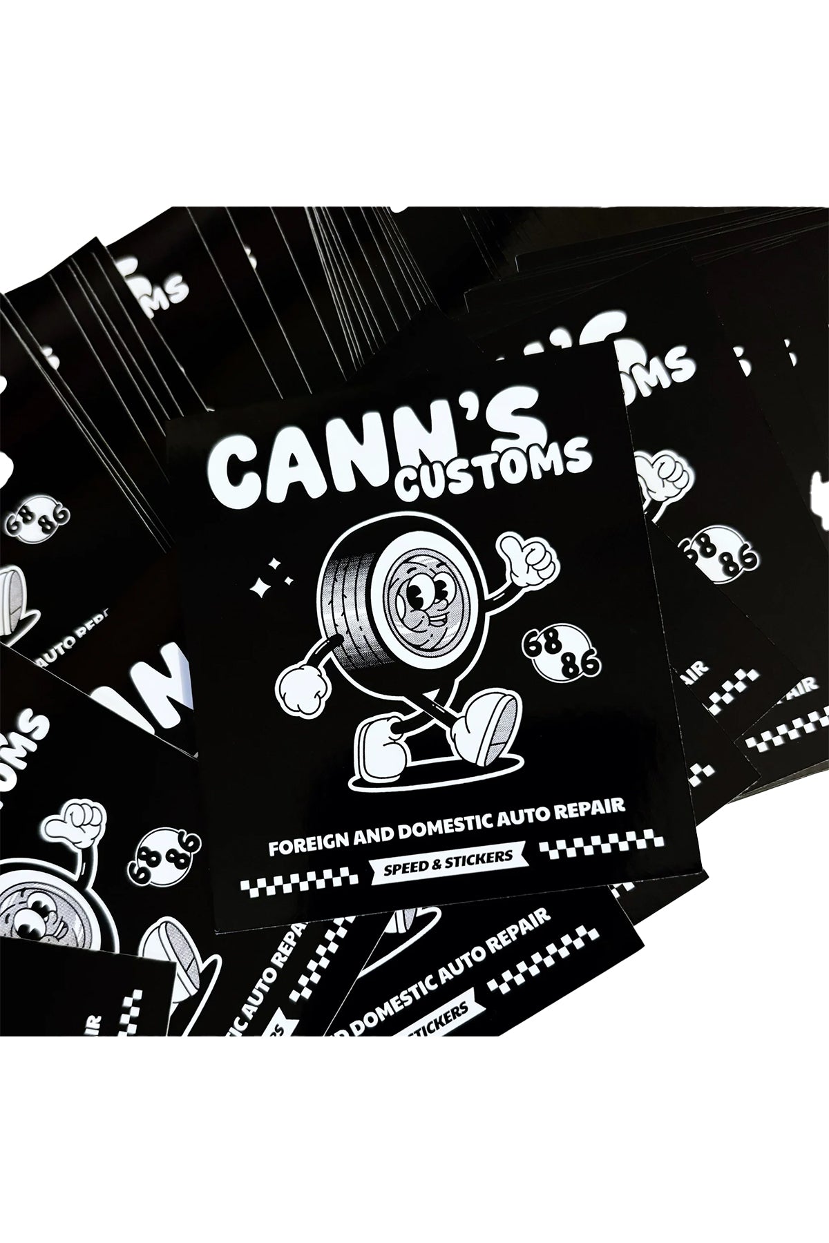 Cann's Custom Mascot Decal