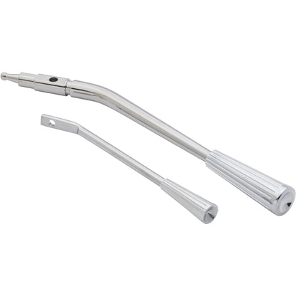 1963-66 GM Car & Truck Short Column Lever kit Original Column, Automatic, Chrome Knobs - Thumbnail 2