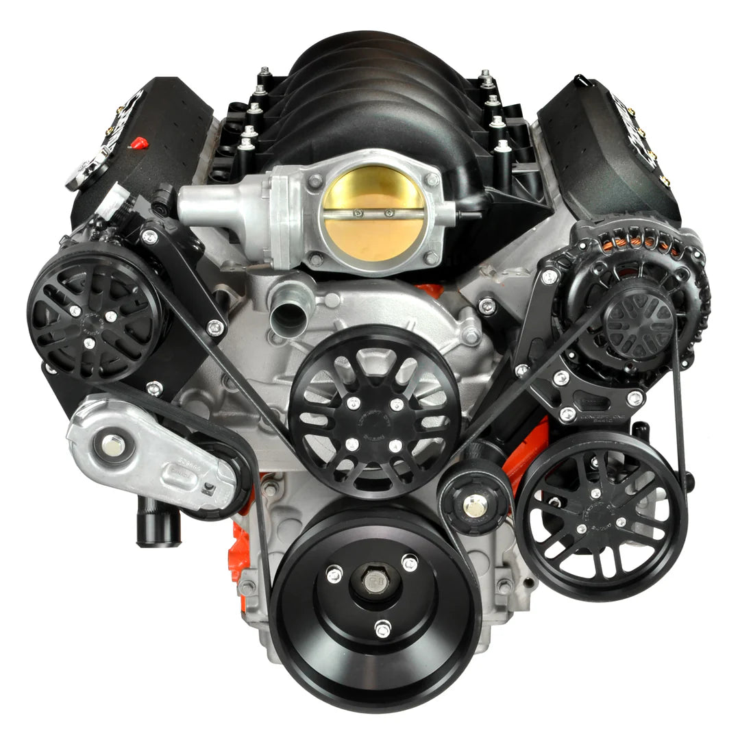 Concept One Victory HD Series Chevy LS Pulley Kit (AC) (PS)