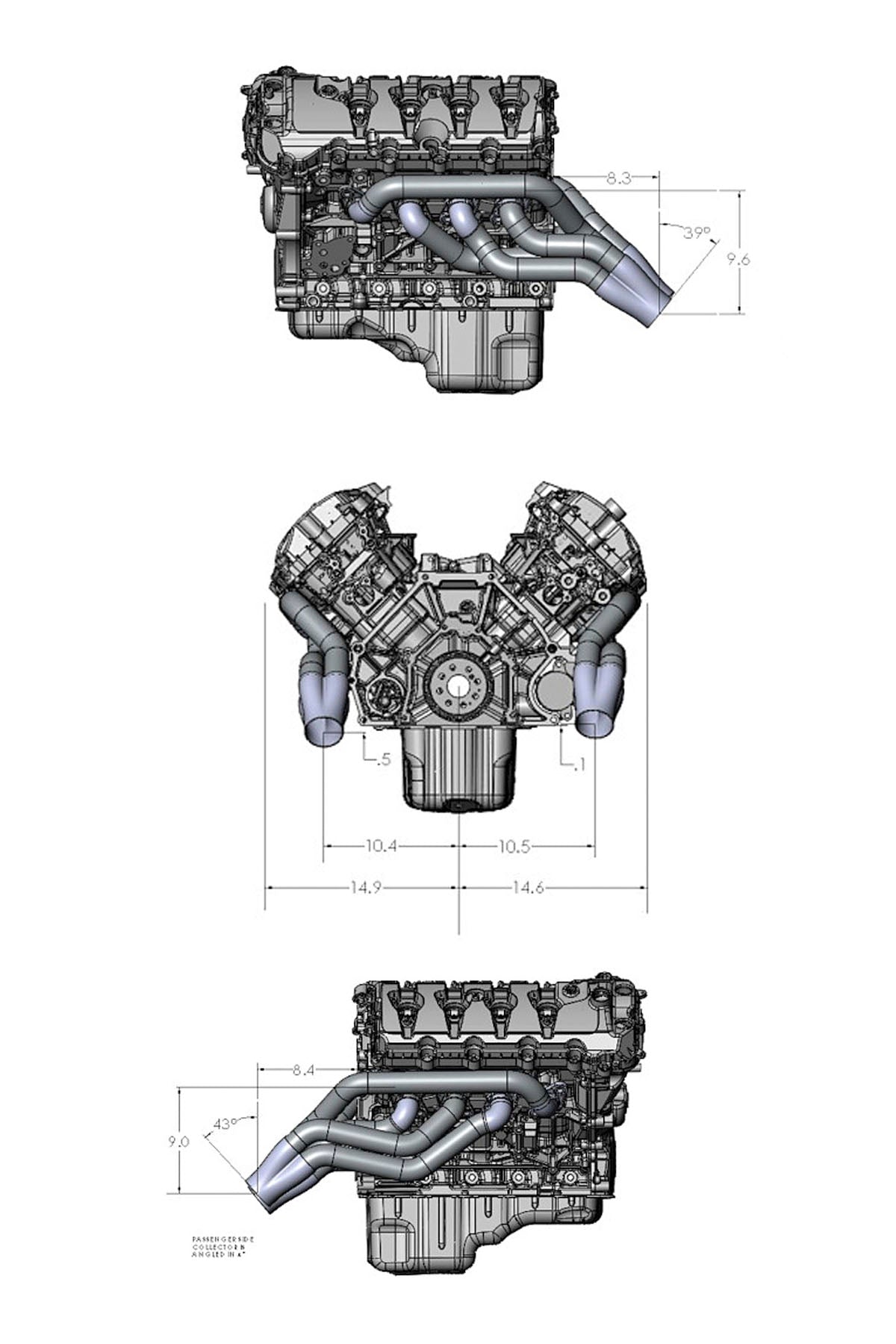 Ford F100 Coyote 5.0 Swap Headers