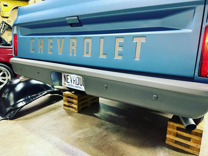 67-72 C-10 Tucked license plate box