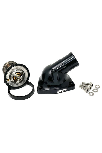 DMS Black Billet Thermostat Housing with LS3 Style 160 Degree Thermostat for all Gen V LT Engines