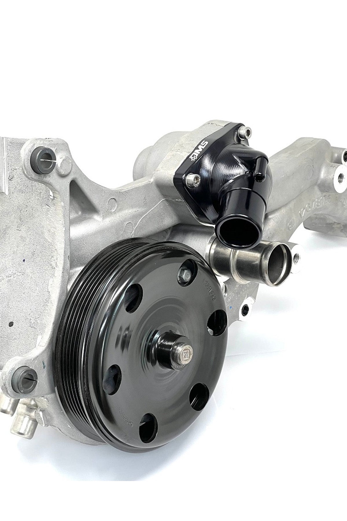 DMS Black Billet Thermostat Housing with LS3 Style 160 Degree Thermostat for all Gen V LT Engines
