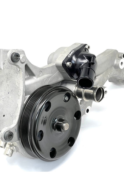DMS Black Billet Thermostat Housing with LS3 Style 160 Degree Thermostat for all Gen V LT Engines
