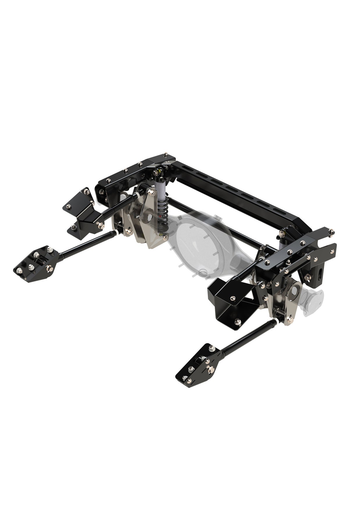 Detroit Speed QuadraLink Rear Suspension Kit with Axle Brackets for 1982-2003 S10 S15 Sonoma 2WD