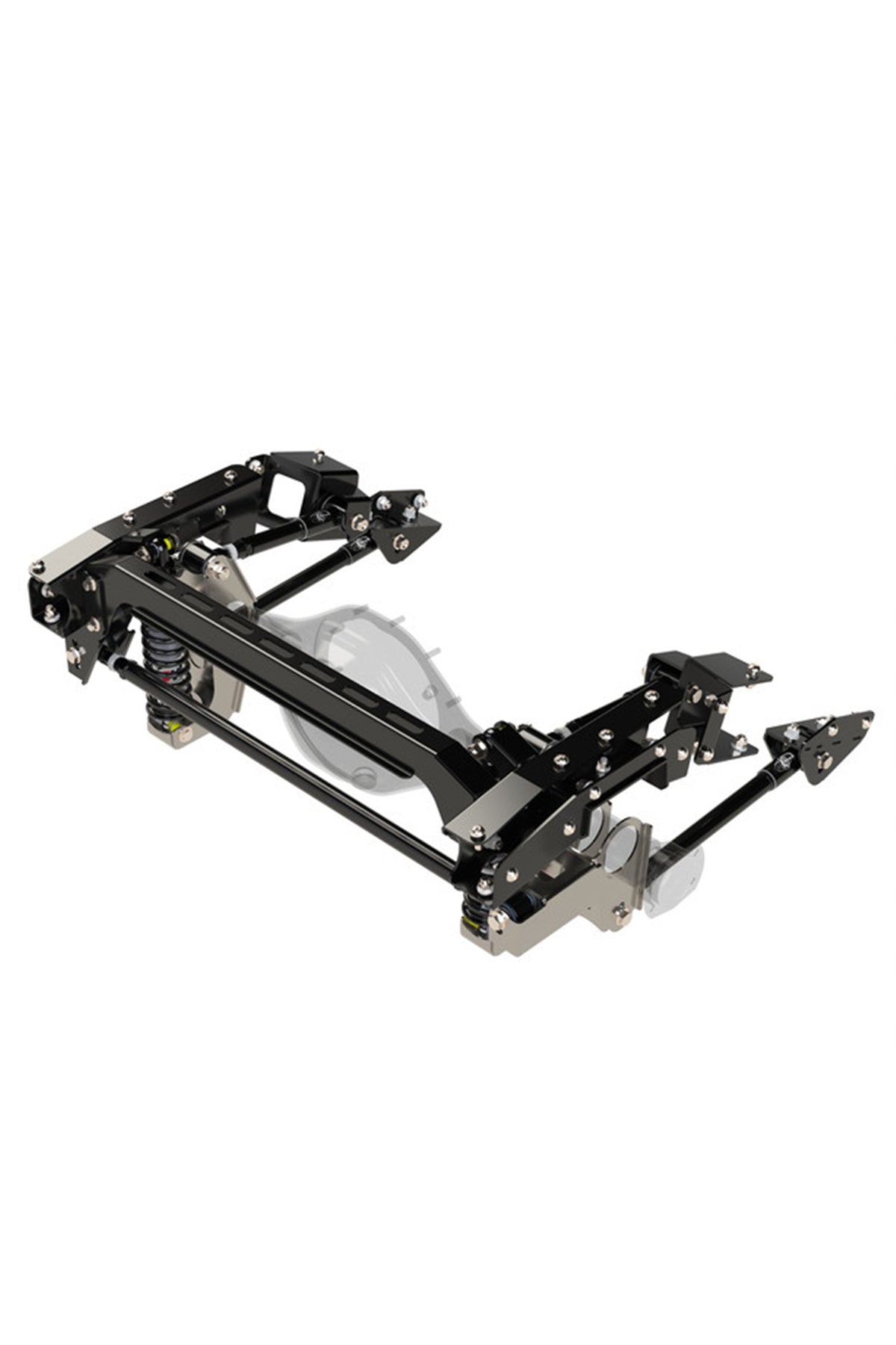 Detroit Speed QuadraLink Rear Suspension Kit with Axle Brackets for 1982-2003 S10 S15 Sonoma 2WD