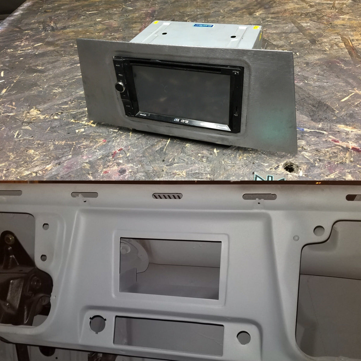 1967-1972 C10 Double DIN Radio Panel - Image 2