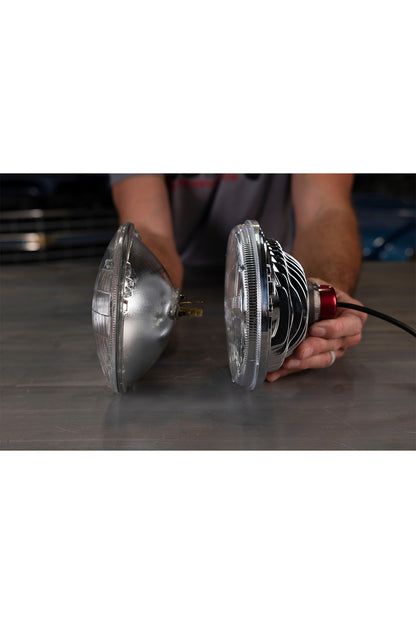 Holley RetroBright LED Forward Facing Light (Pair) - Yellow Lens