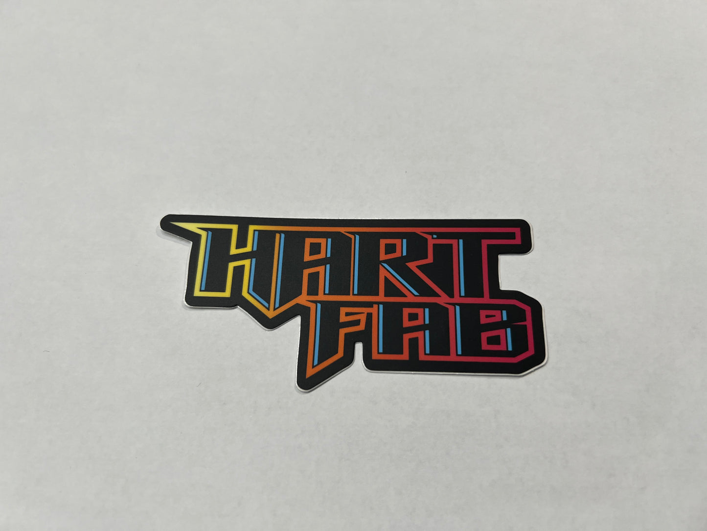 Hart Fab Indy logo sticker