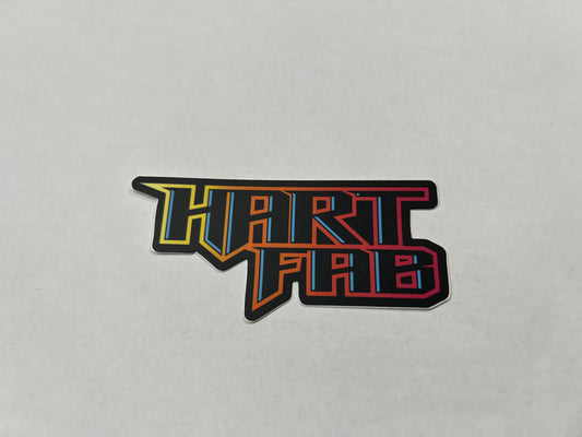 Hart Fab Indy logo sticker