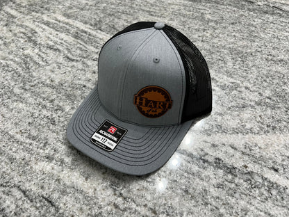 Hart Fab leather patch snap back hat
