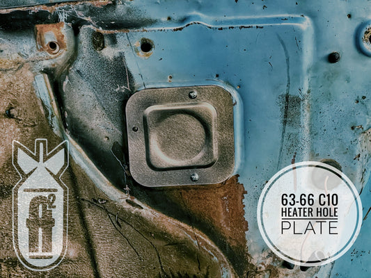 1963-1966 C10 Heater Hole Delete Panel