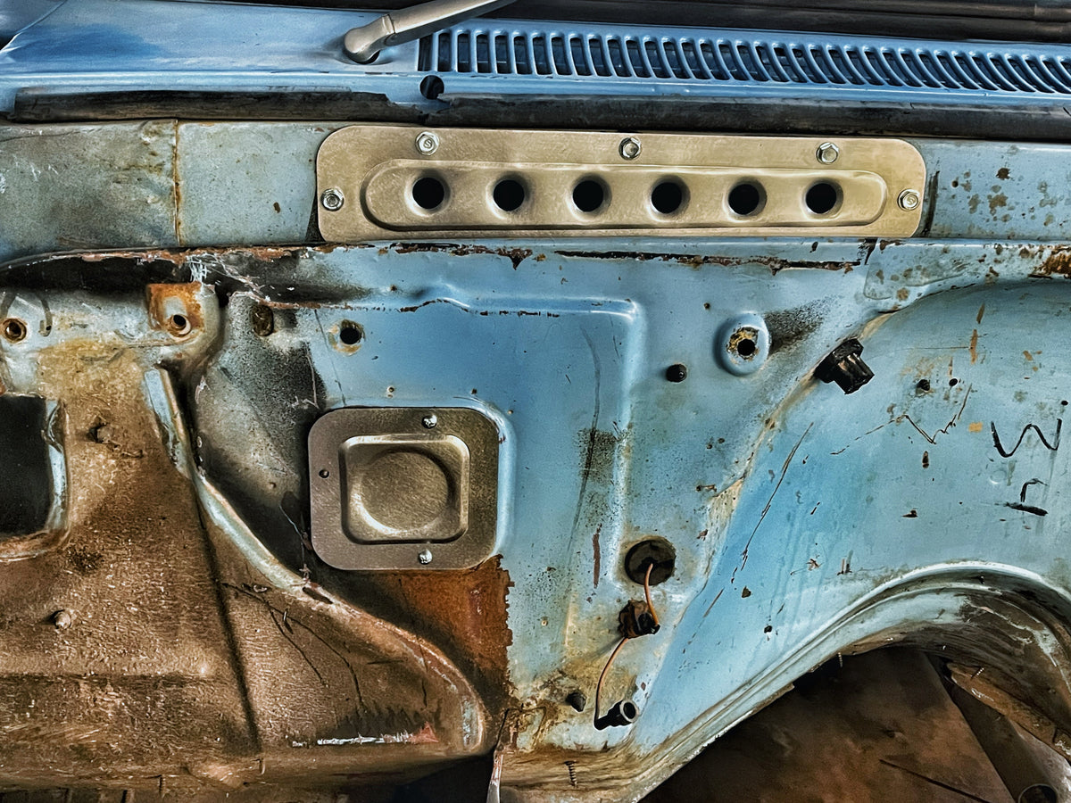 1963-1966 C10 Heater Hole Delete Panel