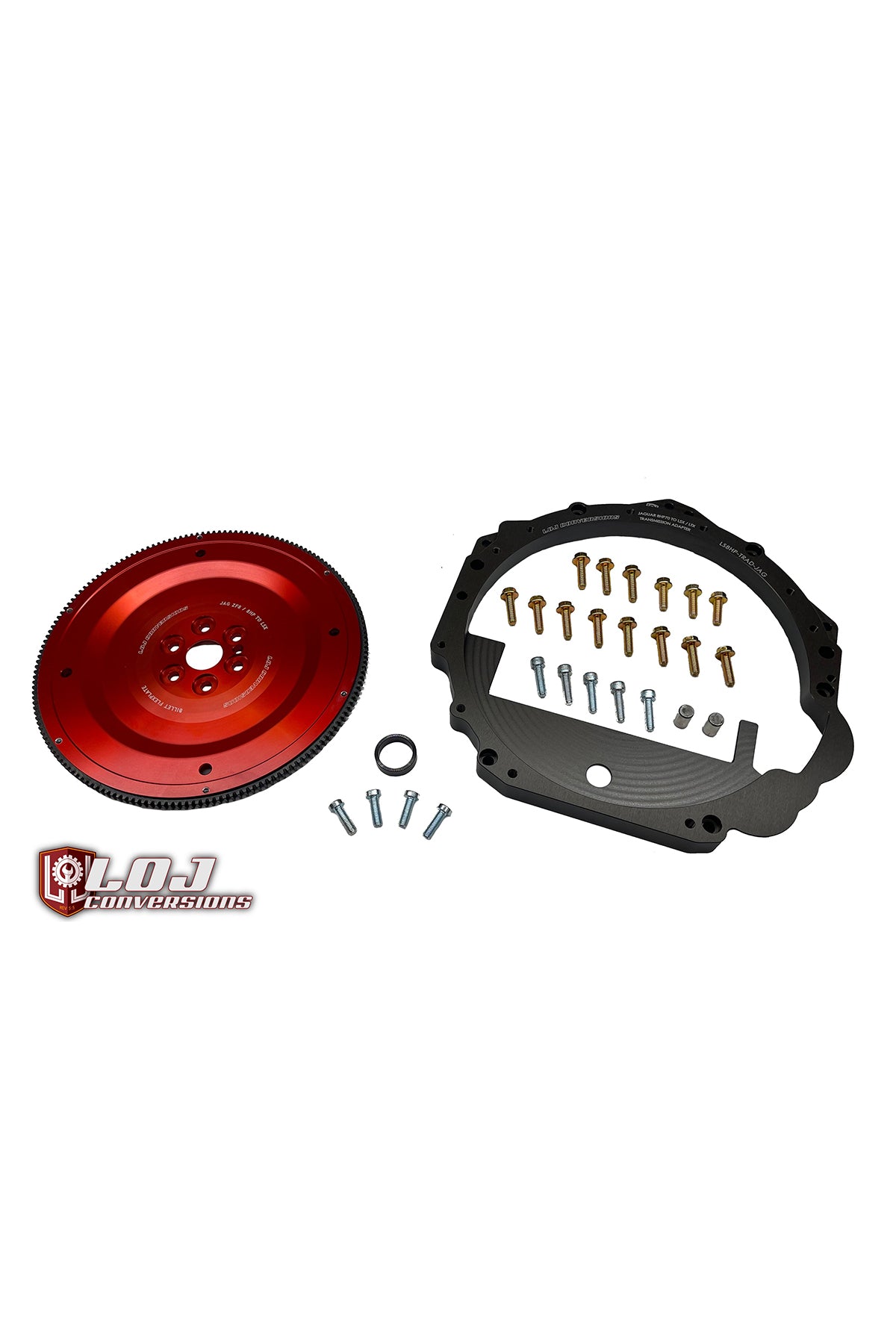 LS / LT to Jaguar 8HP70 / ZF8 Transmission Adapter Package