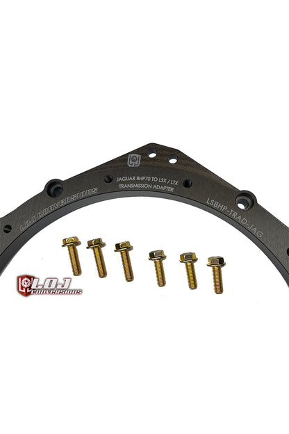 LS / LT to Jaguar 8HP70 / ZF8 Transmission Adapter Package