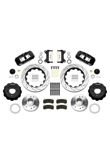 Wilwood Front Aero 6 14" Big Brake Kit for 88-98 C1500 OBS Trucks using Iron Pro Drop Spindles
