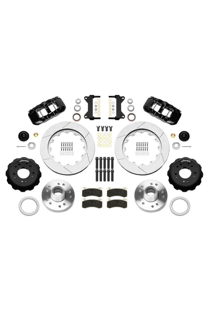 Wilwood Front Aero 6 14" Big Brake Kit for 88-98 C1500 OBS Trucks using Iron Pro Drop Spindles