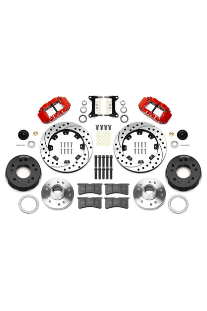 Wilwood Front FNSL 6R 12" Big Brake Kit for 88-98 C1500 OBS Trucks using Wilwood Iron Pro Drop Spindles