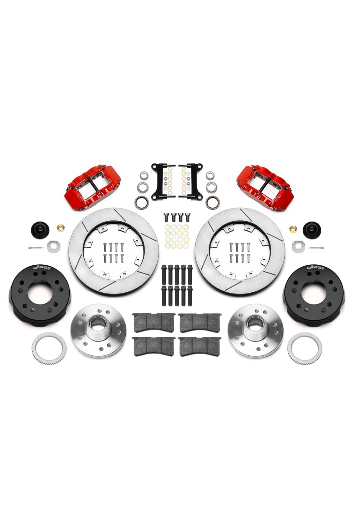 Wilwood Front FNSL 6R 12" Big Brake Kit for 88-98 C1500 OBS Trucks using Wilwood Iron Pro Drop Spindles