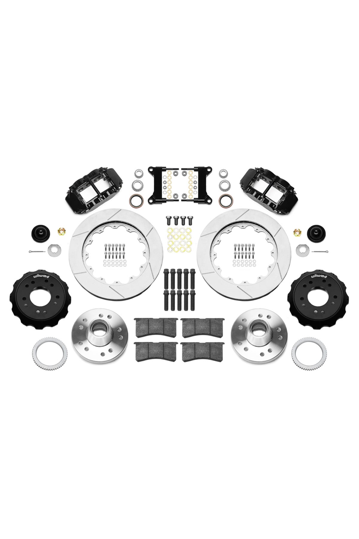 Wilwood Front FNSL 6R 13" Big Brake Kit for 88-98 C1500 OBS Trucks using Iron Pro Drop Spindle
