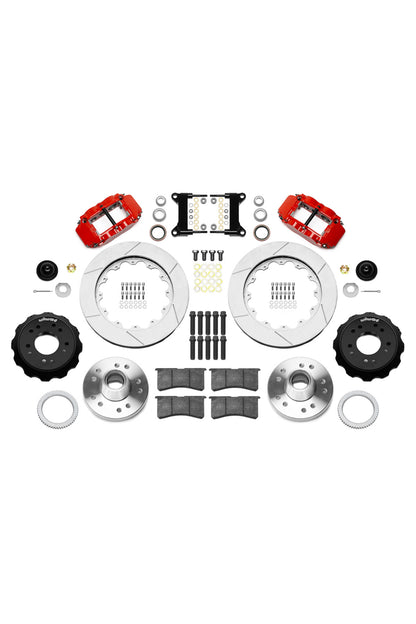 Wilwood Front FNSL 6R 14" Big Brake Kit for 88-98 C1500 OBS Trucks using Wilwood Iron Pro Drop Spindles