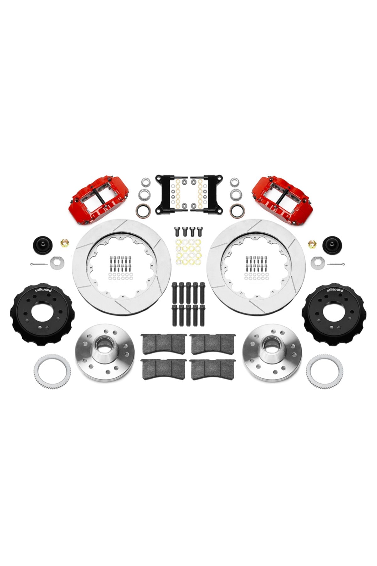 Wilwood Front FNSL 6R 13" Big Brake Kit for 88-98 C1500 OBS Trucks using Iron Pro Drop Spindle