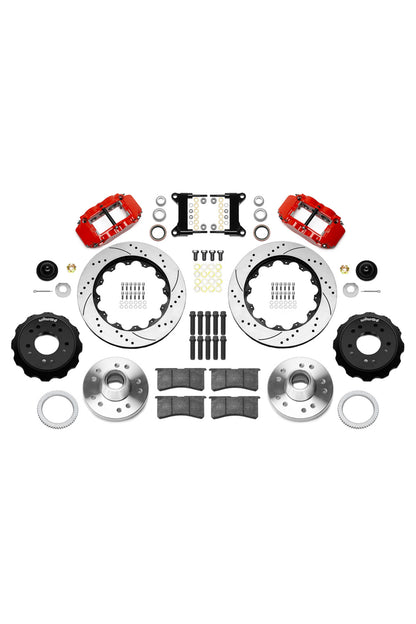Wilwood Front FNSL 6R 14" Big Brake Kit for 88-98 C1500 OBS Trucks using Wilwood Iron Pro Drop Spindles
