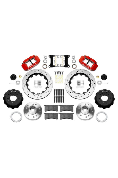 Wilwood Front FNSL 6R 13" Big Brake Kit for 88-98 C1500 OBS Trucks using Iron Pro Drop Spindle
