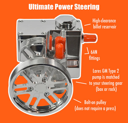 Concept One Victory Series Chevy LT Pulley Kit (PS) (AC)