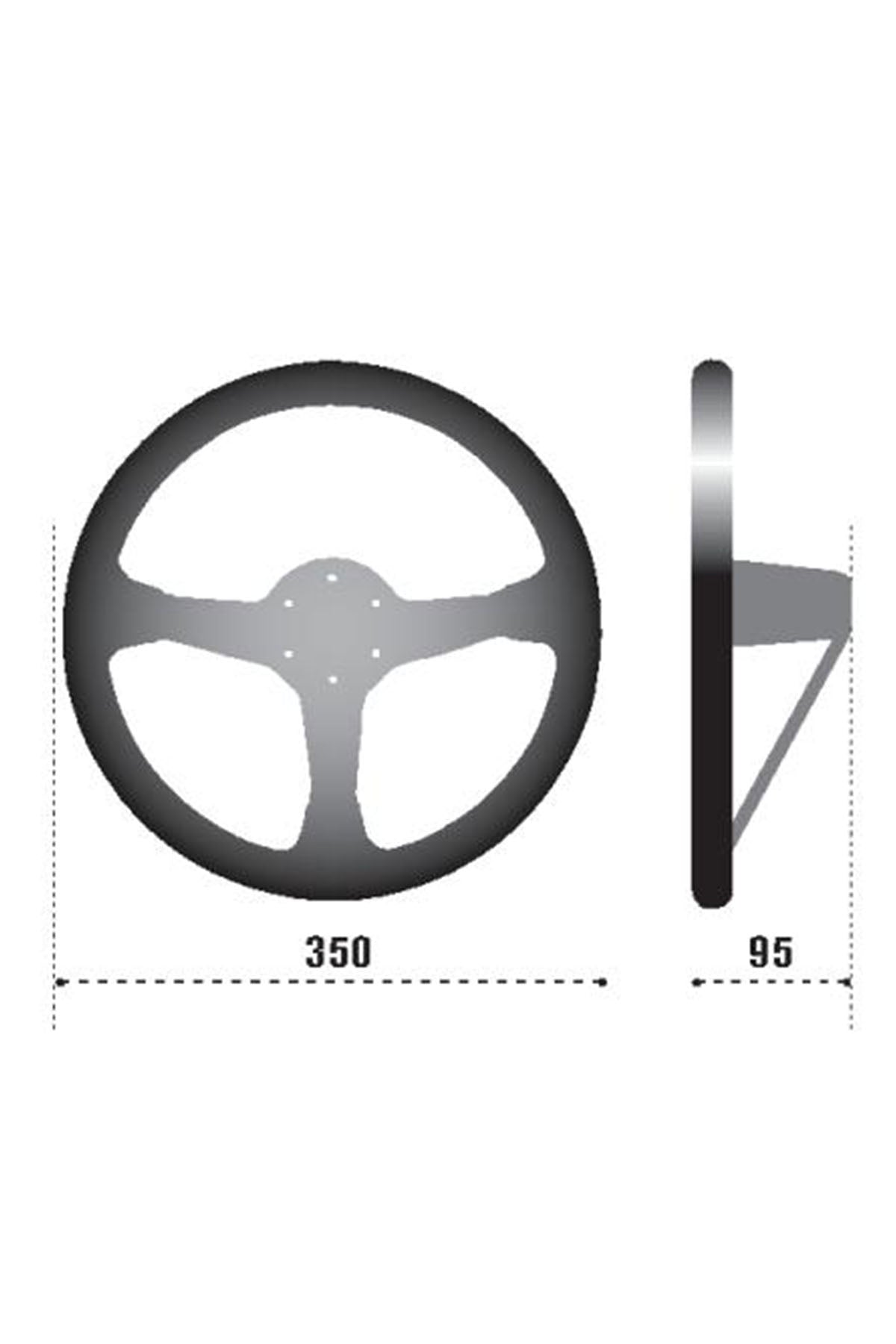 Sparco Steering Wheel 325 Suede Black