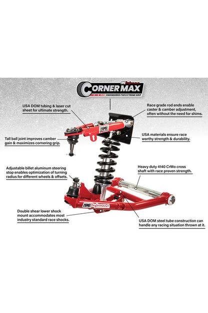 UMI 1963-1987 GM C10 CornerMax A-Arm Kit