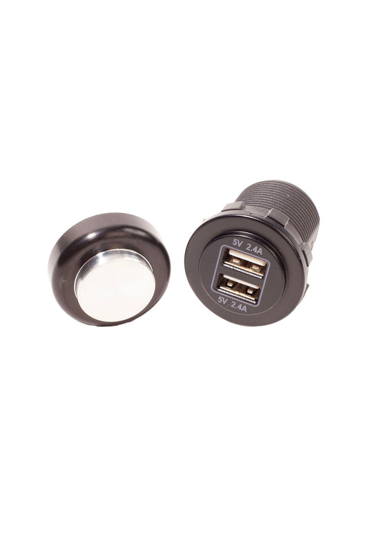 1967-72 C10 USB Socket w/ Billet Vintage Cover