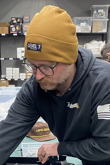 Brown Logo Beanie