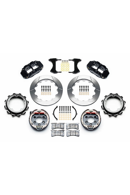 Wilwood Forged Narrow Superlite 4R Big Brake Rear Kit for Strange Floater Axle 12.88"