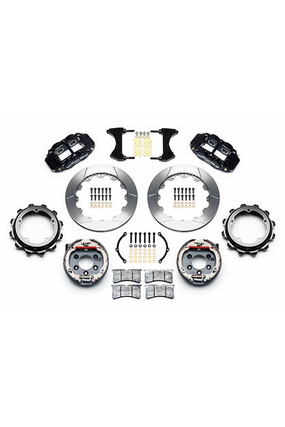 Wilwood Forged Narrow Superlite 4R Big Brake Rear Kit for Strange Floater Axle 14"