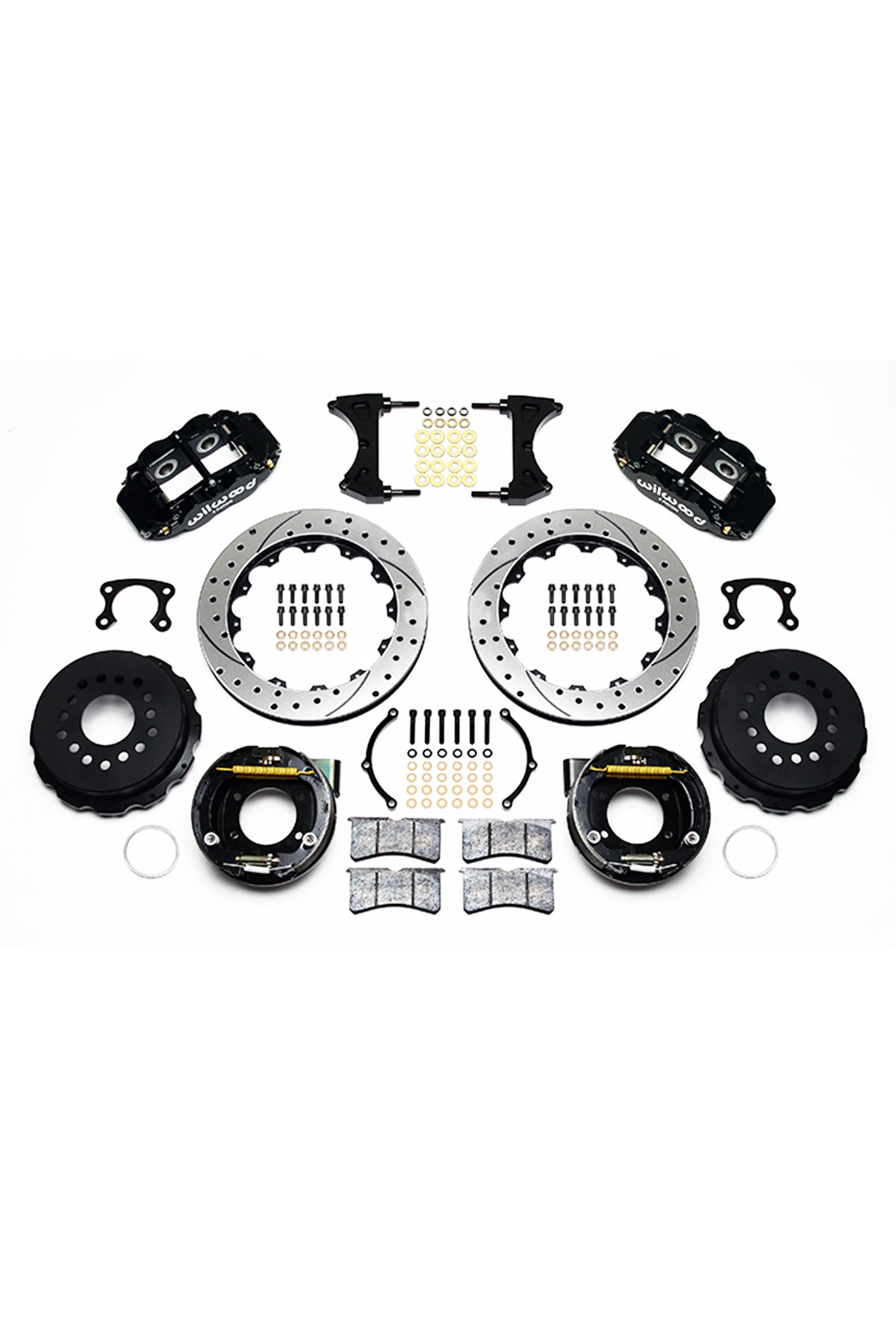 Wilwood Forged Narrow Superlite 4R Big Brake Rear Kit for Torino Flange Axle 12.88"