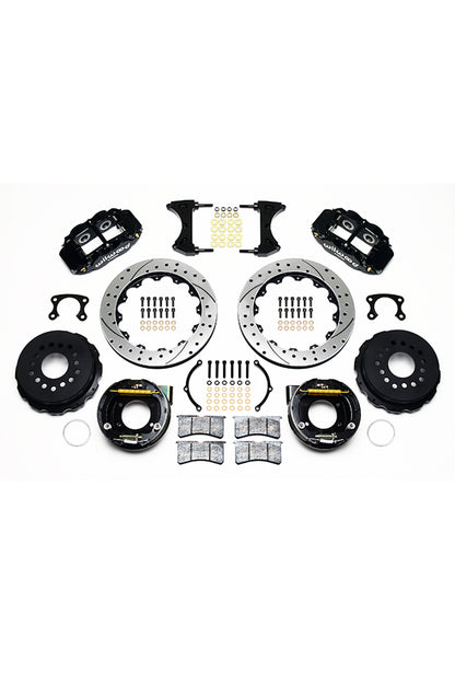 Wilwood Forged Narrow Superlite 4R Big Brake Rear Kit for Torino Flange Axle 12.88"