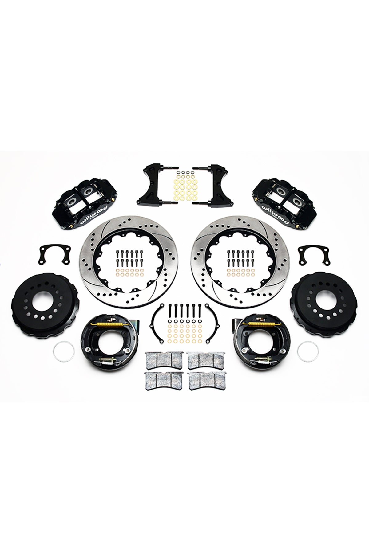 Wilwood Forged Narrow Superlite 4R Big Brake Rear Kit for Torino Flange Axle 14"