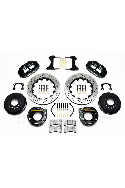 Wilwood Forged Narrow Superlite 4R Big Brake Rear Kit for Torino Flange Axle 14"