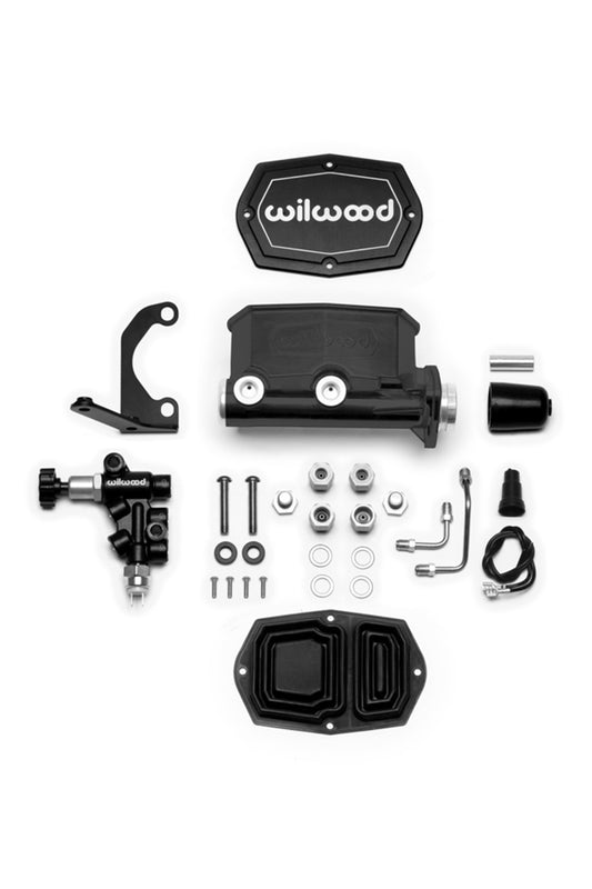 Wilwood Compact Tandem Master Cylinder, 1" Bore (Power Brakes)