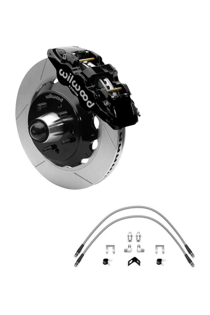Wilwood Front Aero 6 14" Big Brake Kit for 88-98 C1500 OBS Trucks using Iron Pro Drop Spindles