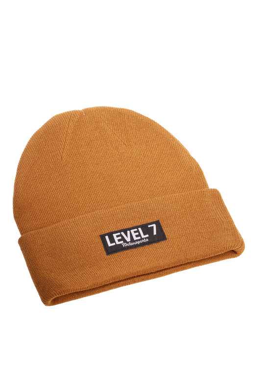 Brown Logo Beanie