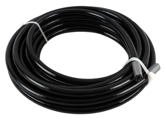 -3AN, 6000 Series PTFE Black Covered Hose (Priced per Inch)