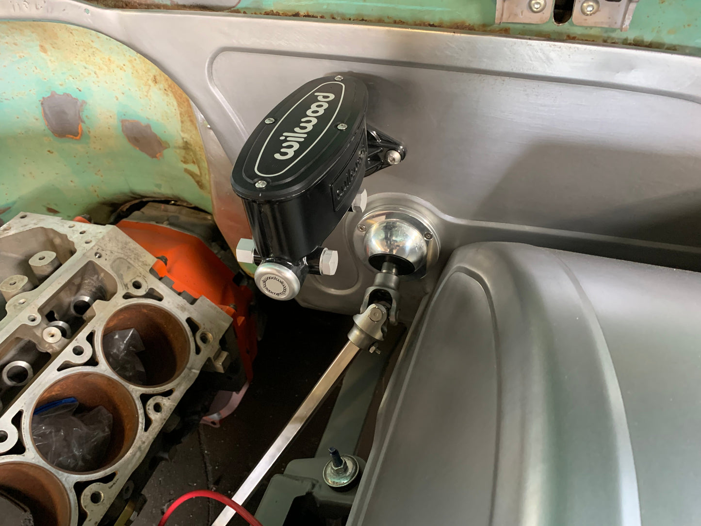 Billet Steering column firewall mount