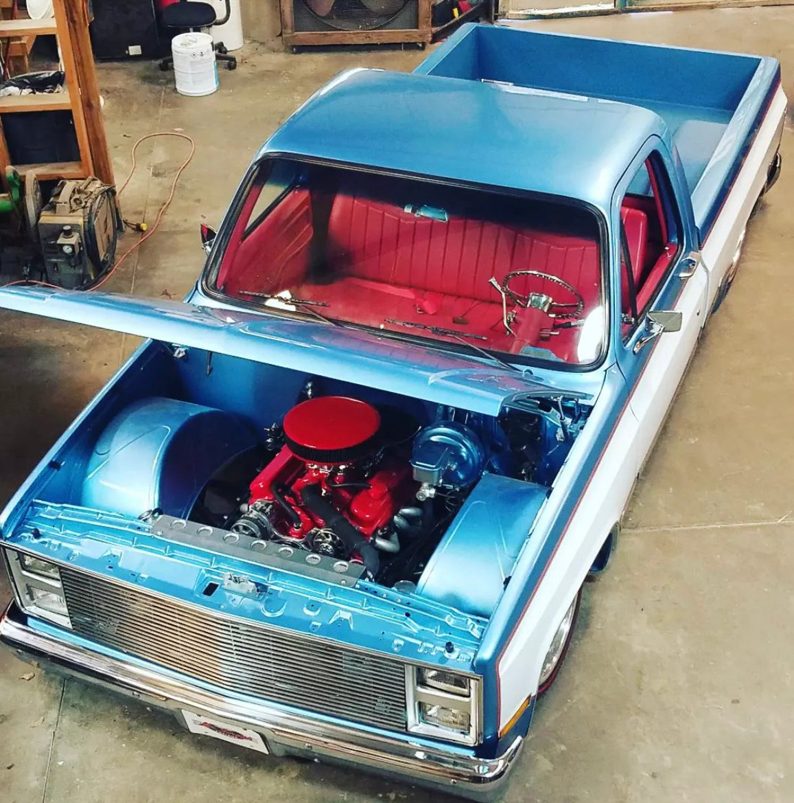 81-87 C-10  Slammed Inner fenders
