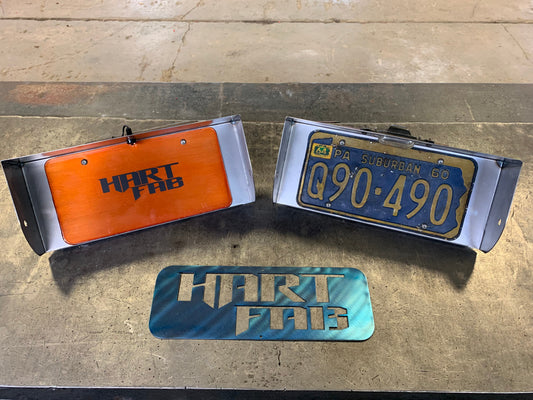67-72 C-10 Tucked license plate box