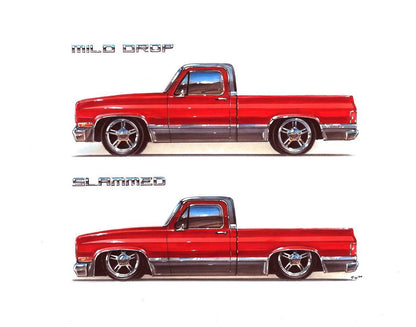 81-87 C-10  Slammed Inner fenders